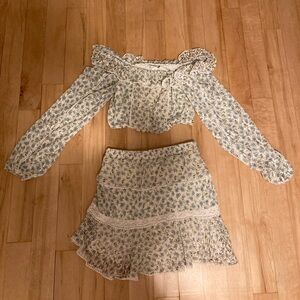House of Harlow skirt set